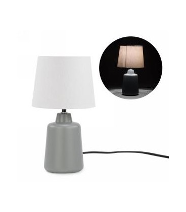 Lampe de table grise