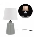 Lampe de table grise