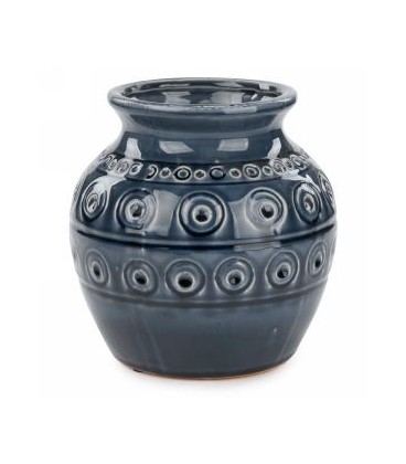 dark blue vase