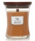 MEDIUM CRACKING CANDLE WOODWICK TOFFEE