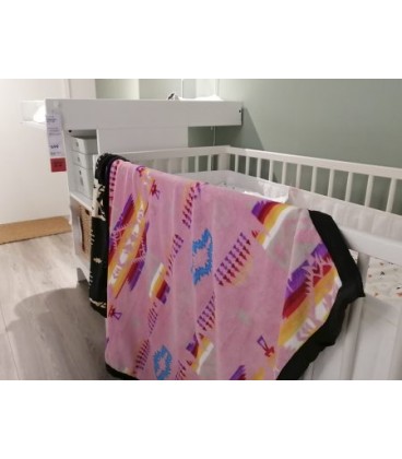 REVERSIBLE BABY BLANKET 40 X 48''