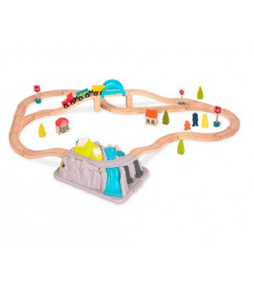 Ensemble de Train Wood & Wheels