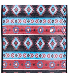 Aztec Turquoise Throw 50x60 ''