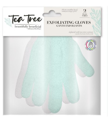 Exoliating gloves