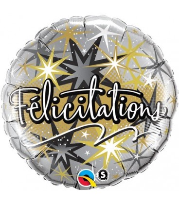 Ballon félicitation 18''