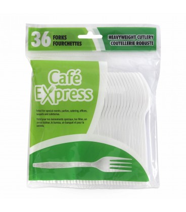 Plastic forks pkg 36