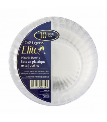 Bols en plastique 100 oz-pqt 10