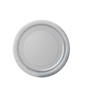 Powder Blue Solid Round 9" Dinner Plates, 8ct