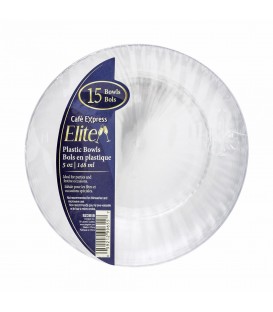 Plastic Bowls 5oz-pkg 15