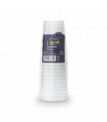 Plastic cups 12 oz-pkg 12