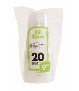 Verres en plastique 9oz-pqt 20