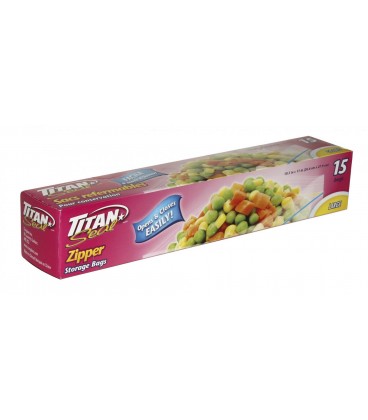 Large resealable bag box of 15