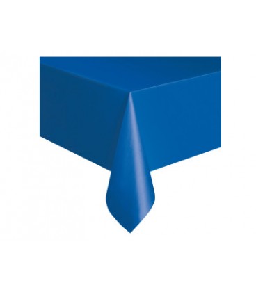 Nappe rectangulaire de plastique bleu pâle