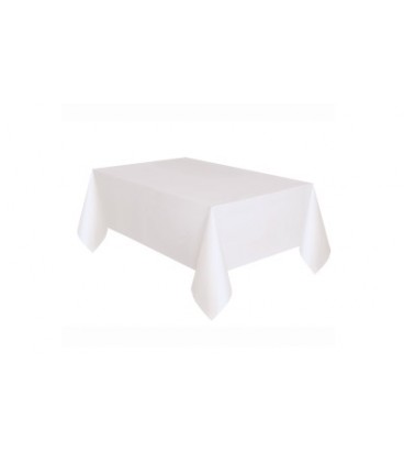 Nappe rectangulaire de plastique bleu pâle