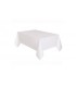 Powder Blue Solid Rectangular Plastic Table Cover