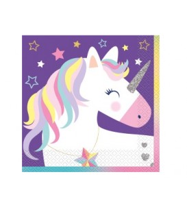 Stars & Unicorn Luncheon Napkins