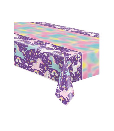 Unicorn Rectangular Plastic Table Cover