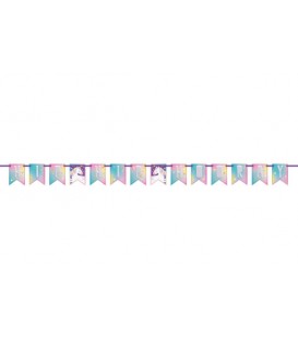 Unicorn Party Pennant Banner, 7 ft