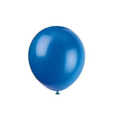 12" Latex Balloons, 10ct - Royal Blue