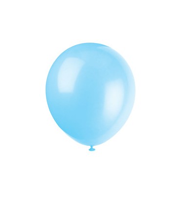 Ballon en latex bleu royal
