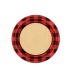 Plaid Lumberjack Round 9" Dinner Plates, 8ct