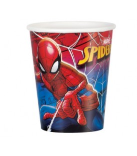 8 verres en papier 9oz SPIDER-MAN