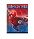 8 invitations SPIDER-MAN