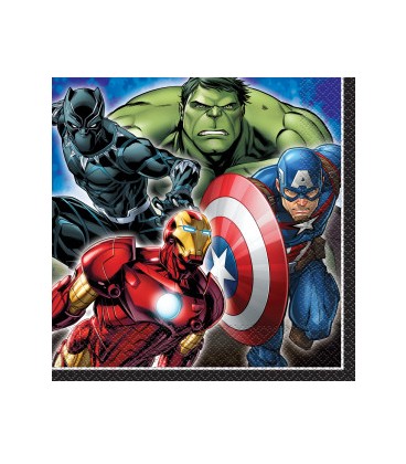 16 serviettes de table AVENGERS