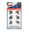 Avengers Color Tattoo Sheets, 4ct