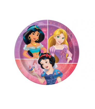 Disney Princess Dream Big Round 7" Dessert Plates, 8ct