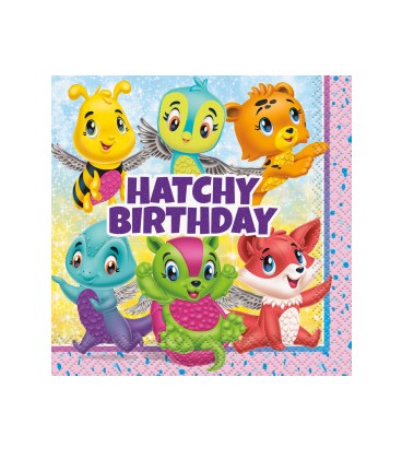 Hatchimals Beverage Napkins, 16ct