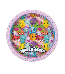 8 assiettes 9'' HATCHIMALS