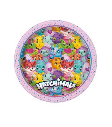 Hatchimals Round 9" Dinner Plates, 8ct