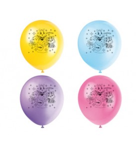 8 Hatchimals 12" Latex Balloons
