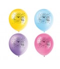 8 Hatchimals 12" Latex Balloons