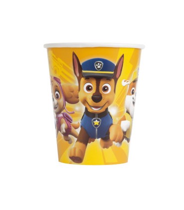 8 Paw Patrol 9oz Paper Cups