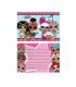 8 cartes d'invitations L.O.L surprise